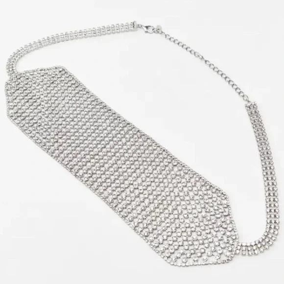 Zara | Accessories | Zara Rhinestone Jewel Belt | Poshmark display picture 1